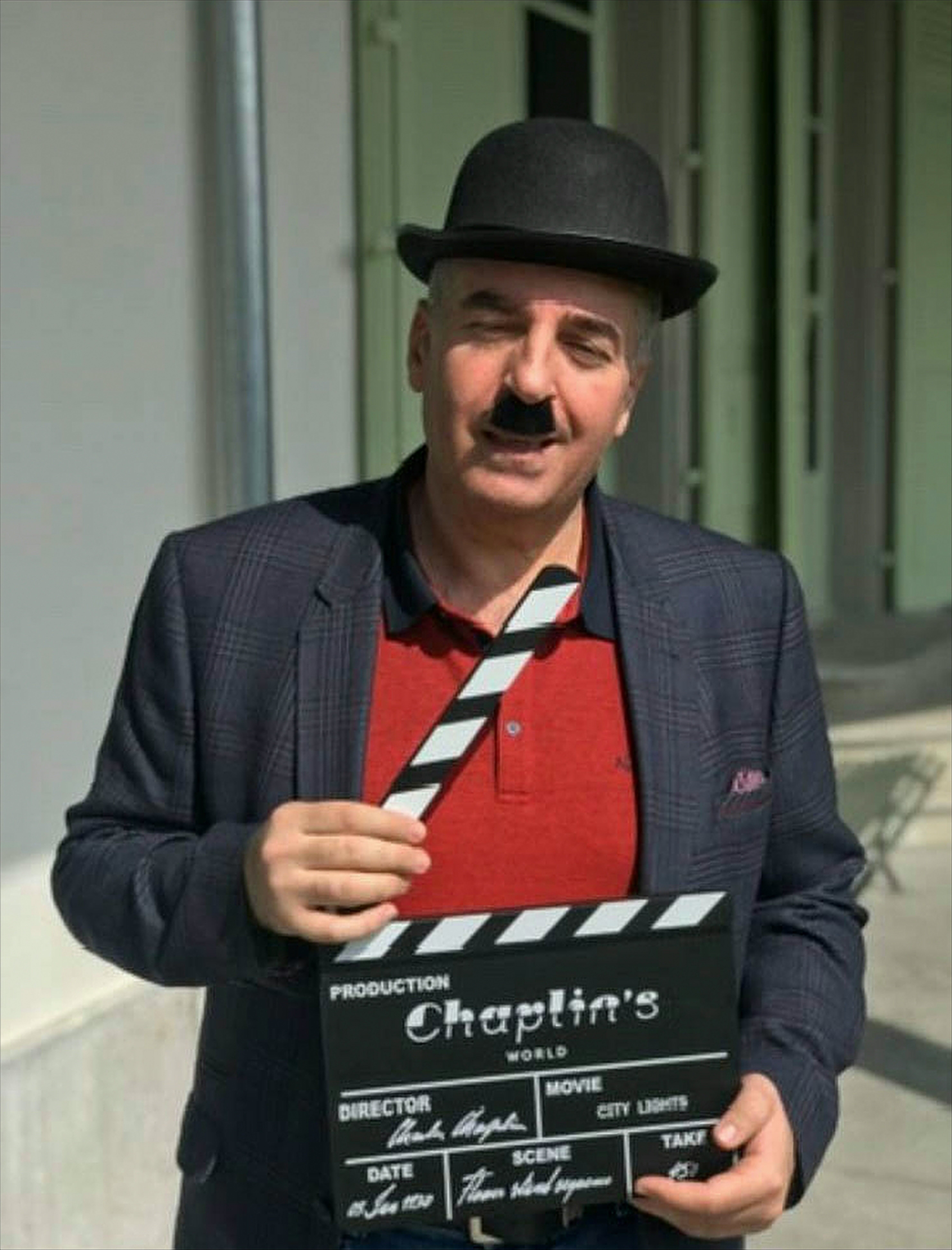 Kassem Lahham as Charlie Chaplin Kassem Lahham as Charlie Chaplin