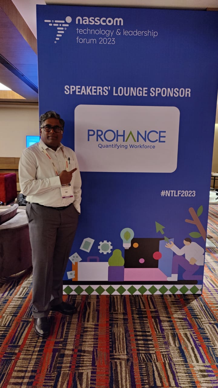 Kishore Reddy CoFounder ProHance at the NASSCOM Technology and Leadership Forum 2023 Kishore Reddy CoFounder ProHance at the NASSCOM Technology and Leadership Forum 2023