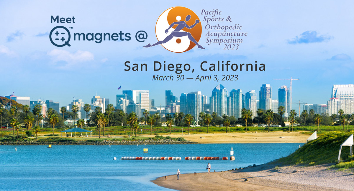Meet Q magnets at Pacific Sports and Orthopedic Acupuncture Symposium PSOAS 2023 Meet Q magnets at Pacific Sports and Orthopedic Acupuncture Symposium PSOAS 2023