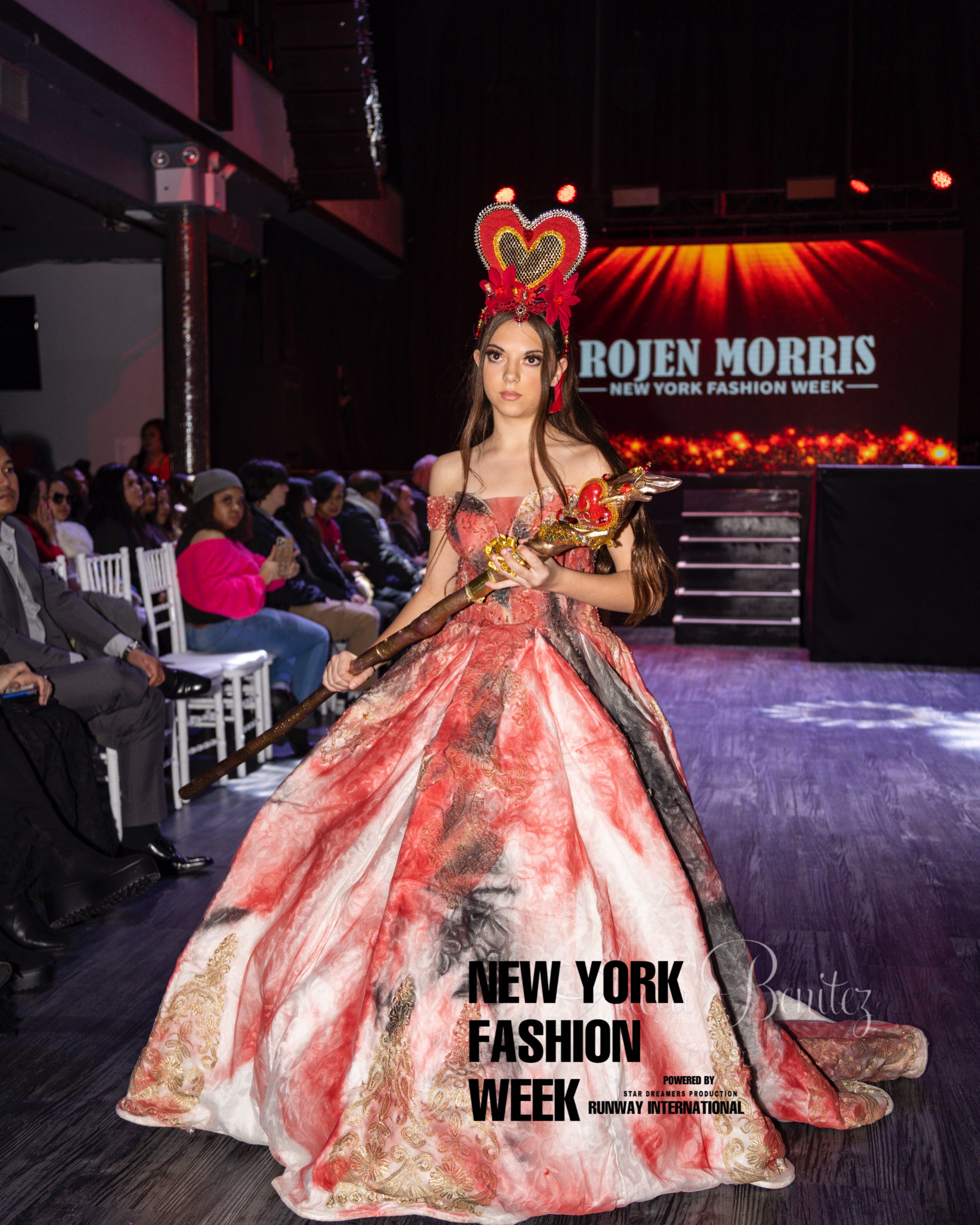 Model Shena Blethen Wearing Rojen Blood Moon Collection Model Shena Blethen Wearing Rojen Blood Moon Collection