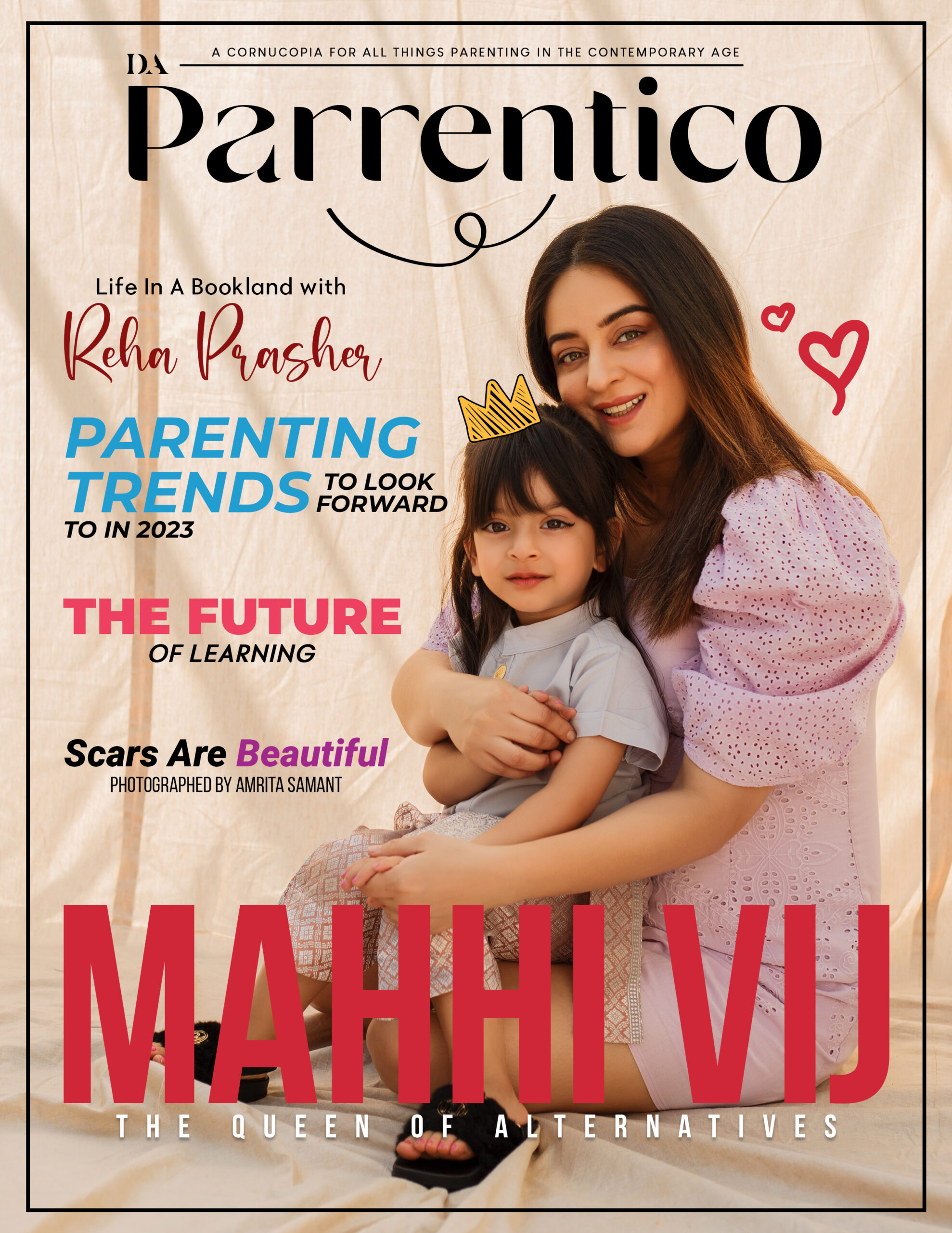 November Da Parrentico Magazine Cover with Mahhi Vij