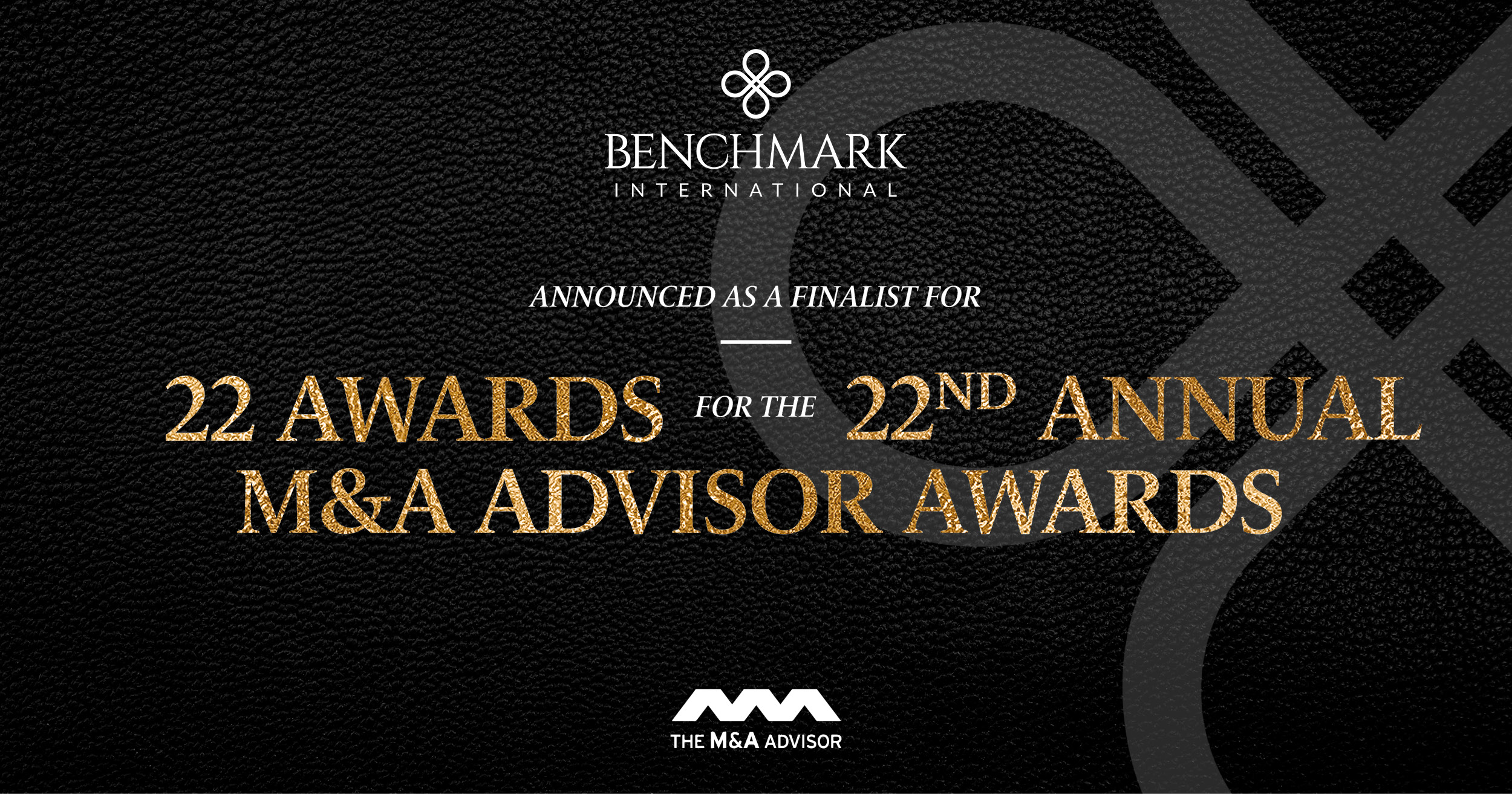 Benchmark International is a finalist for 22 awards