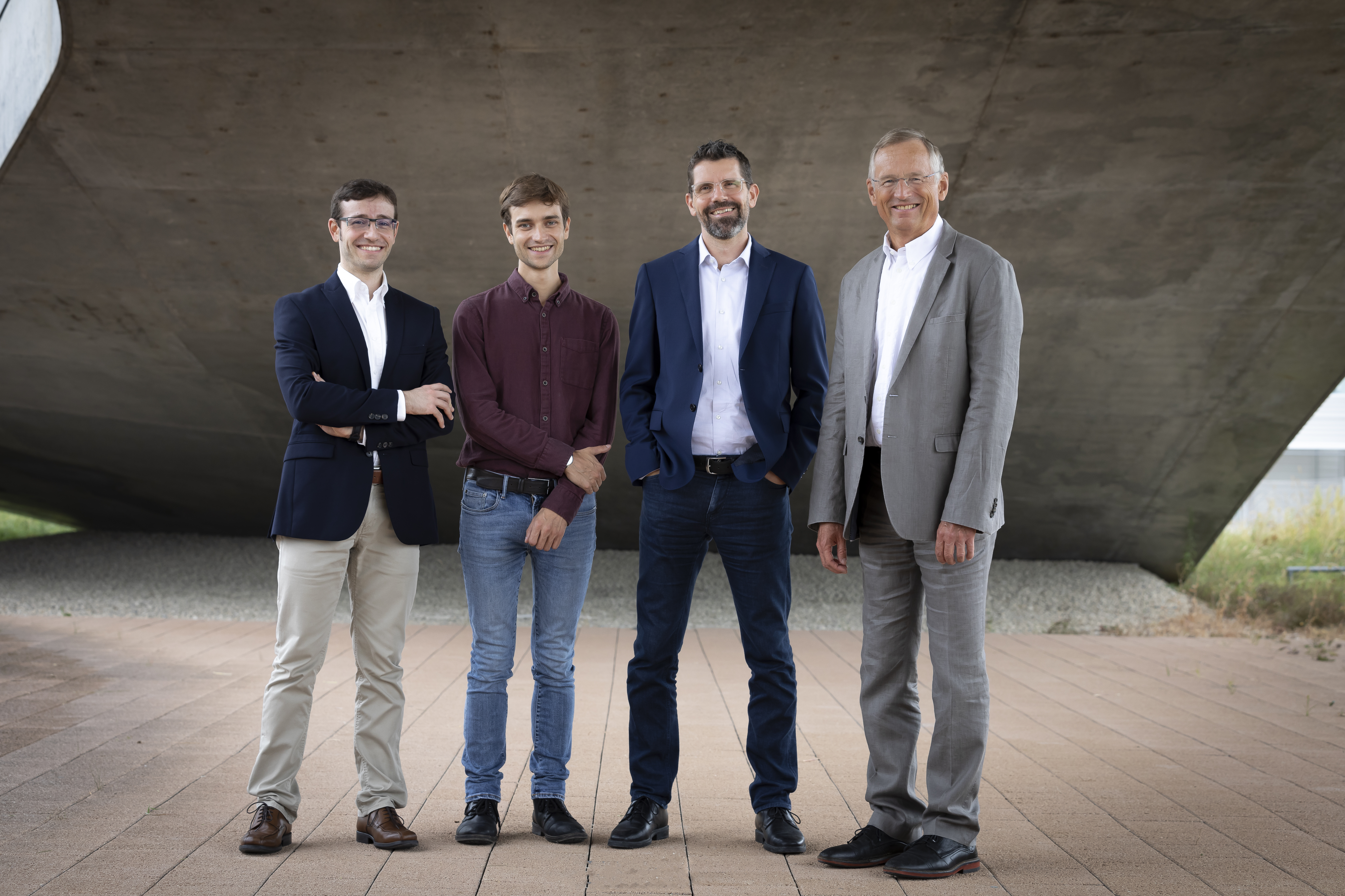 Tune Insight Co-founders: (L to R) Juan R. Troncoso Pastoriza, Romain Bouy, Frederic Pont and Jean-Pierre Hubaux